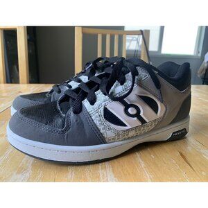 Heelys Style #7765 Men US 7 Element Gray Blk White Skate Sneakers NO WHEELS